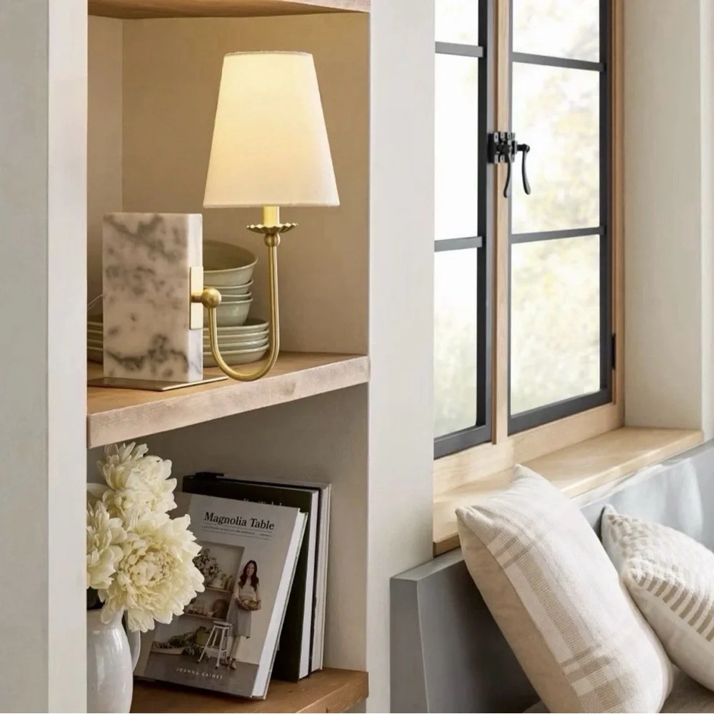 Hearth & Hand with Magnolia Marble Book Shelf Lamp - Picture 6 of 8